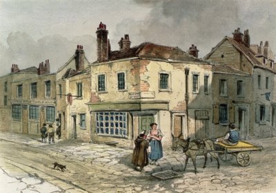Old Pye Street, Westminster, 1849 von English School